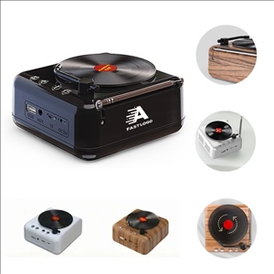 Portable Vintage Turntable Wireless Speaker Record Player